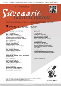 Pärnu Ooper. Suveaaria 2025