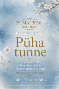 Kevadkontsert püha tunne
