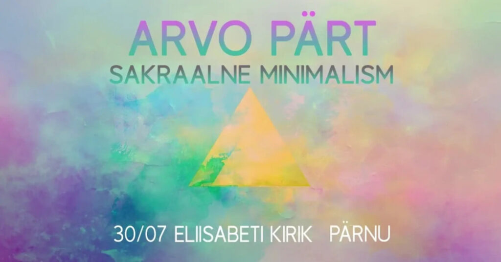Arvo Pärdi teosed 30.07
