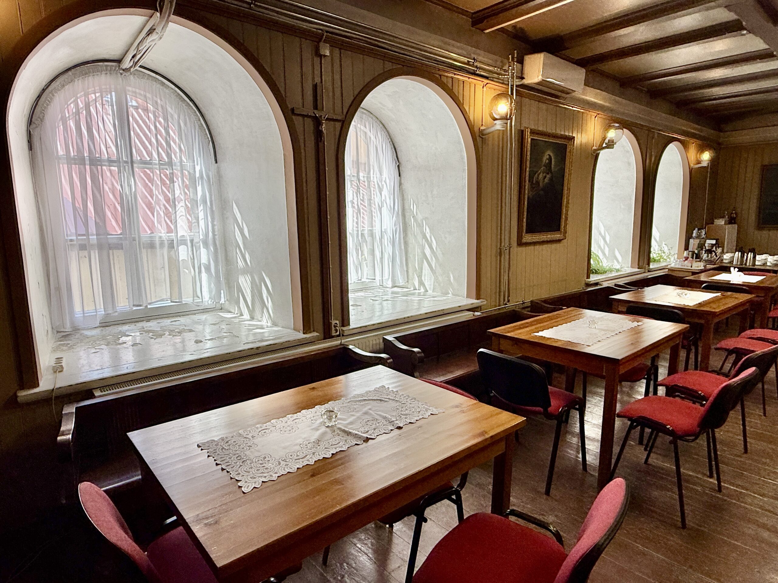 Restored windows of the confirmation hall