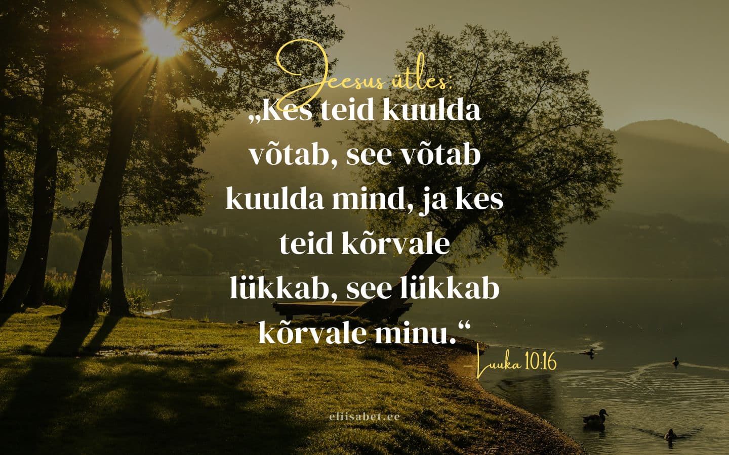 🌿 KADUVAD JA KADUMATUD AARDED 🌿 Jeesus ütleb: „Vaadake ette ja hoiduge igasuguse ahnuse eest, sest külluseski ei olene kellegi elu sellest, mis tal on!“ (Lk 12: