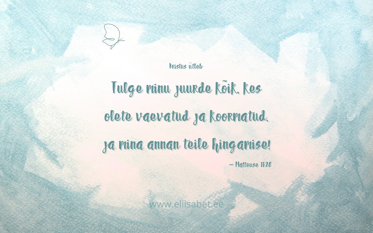 🍃 „Tulge minu juurde kõik, kes olete vaevatud ja koormatud, ja mina annan teile hingamise!“ (Mt 11:28) Täna on on meie ees vastandused kahe riigi vahel. Ühelt p
