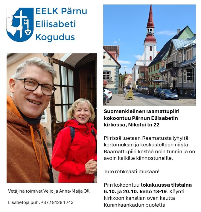 Soomekeelne piibliring koguneb 6. ja 20. oktoobril